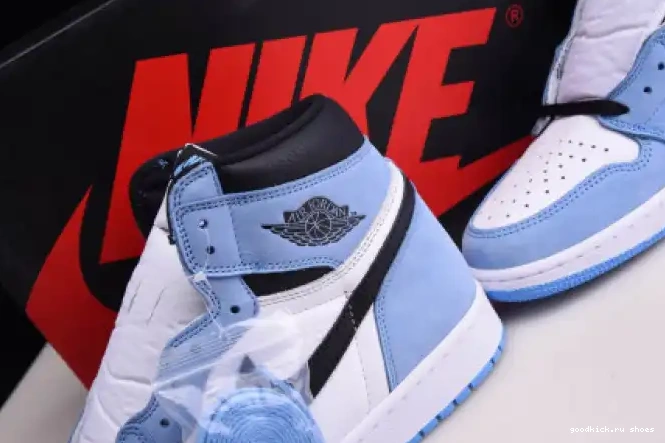 Cheap 1 555088-134 RETRO AIR HIGH BLACK UNIVERSITY WHITE BLUE JORDAN 0511